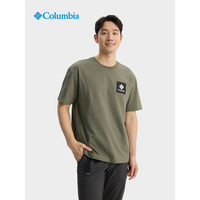 Columbia哥伦比亚2025春夏户外短袖男吸湿透气圆领运动半袖T恤XE9502 397 S （170/92A）