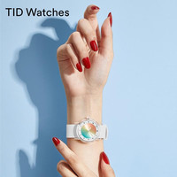 TID Watches手表女瑞士表时尚小清新腕表防水石英表 三色渐变30230012