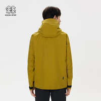 /可隆 KOLON SPORT防水冲锋衣 胡歌同款 男士X-MENT GTX PRO防风透湿夹克外套 LHGJ5SN011-CA 驼色 2XL 185/104A