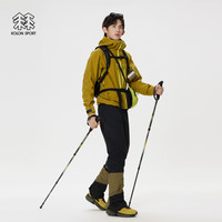 /可隆 KOLON SPORT防水冲锋衣 胡歌同款 男士X-MENT GTX PRO防风透湿夹克外套 LHGJ5SN011-CA 驼色 4XL 190/112B