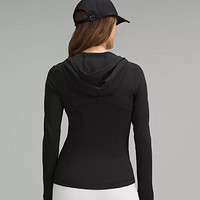 lululemon 清仓促销！弹力连帽夹克外套 黑色