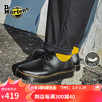 Dr.Martens 马丁（DR.MARTENS）Zavala Lo男女秋舒适百搭轻量软皮黑色薄底女单鞋 黑色 42