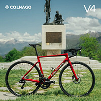 COLNAGO 梅花V4 ULTRA 碳纤维轻量气动竞赛无线电变公路自行车 V4-ULTRA 魂动红 24速 510