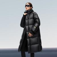 冰洁 BENGEN【鹅绒系列】长款羽绒服秋冬男女同款潮流加厚保暖外套