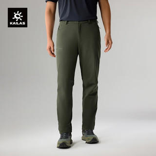 KAILAS凯乐石男款T10-LT软壳裤CORDURA轻量耐磨户外登山防风裤 暗苔绿-男 S+
