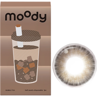 moody 彩色隐形眼镜 半年抛 榛榛甜圈 325度 1片装