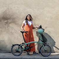 BROMPTON小布折叠自行车C Line Explore 6速超轻便携城市通勤男女单车 【雷军同款】抹茶绿 Mid