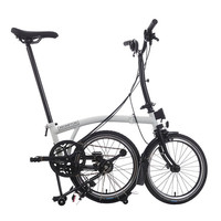BROMPTON小布折叠自行车C Line Explore 6速超轻便携城市通勤男女单车 纸白Racing Green Mid