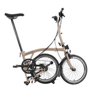 BROMPTON小布折叠自行车C Line Explore 6速超轻便携城市通勤男女单车 沙色Dune Sand High