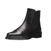 自营｜stuart weitzman/SW GOBI 牛皮切尔西靴短靴粗跟女士靴子