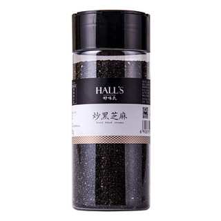 好味氏炒熟黑芝麻粒装即食免洗干吃烘焙烧烤撒料罐装220g