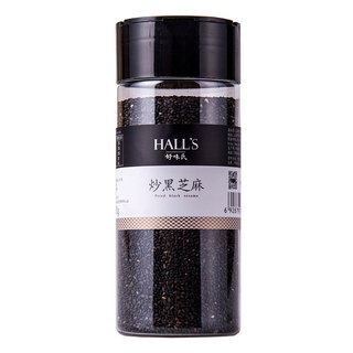 好味氏炒熟黑芝麻粒装即食免洗干吃烘焙烧烤撒料罐装220g
