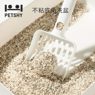  petshy 强吸水不沾底无尘除臭 植物混合猫砂