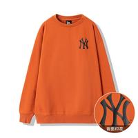 秋冬MLB NY/LA印花卫衣男款女款休闲百搭圆领卫衣潮