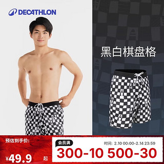 迪卡侬 DECATHLON 沙滩裤泳裤速干可下水冲浪短裤内衬防尴尬海边5102945