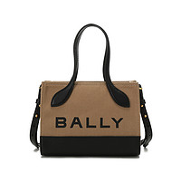 BALLY 女士托特包迷你包单肩斜挎包 BAR KEEP ON XS