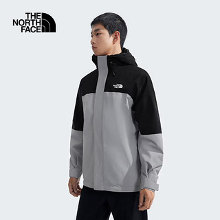 The North Face24秋冬北面冲锋衣男户外防风防水防寒服抓绒内胆三合一冲锋衣89ZP C3F/星辰灰/89ZP M/170 C3F/星辰灰/晒单