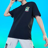 阿迪达斯 (adidas)男装女装夏季健身训练运动服透气休闲圆领T恤衫HS8852 码