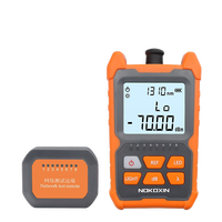 诺可信（Nokoxin）迷你光功率计 光衰测试仪红光笔光功率计 光功率计电池款（-70+6）带网线测试/无红光