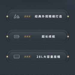 爱玛 凌志 超长续航电动摩托车