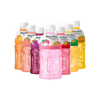 摩咕摩咕泰国椰肉果汁风味饮料芒果橙子葡萄草莓 【12瓶】草莓汁320ml*12