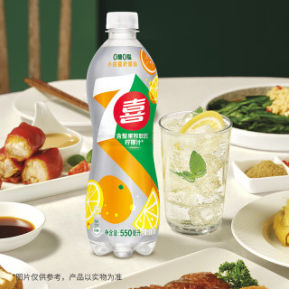 七喜 百事无糖七喜 小柑橘 550mlx12瓶柠檬味碳酸饮料汽水整箱