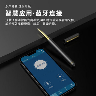 飞利浦（PHILIPS）录音笔 5980 32G内存 专业录音 智能高清降噪 语音转文字 免费转写 360°拾音 