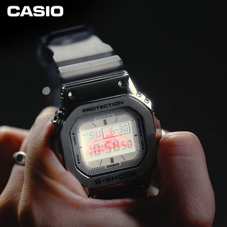 CASIO 卡西欧 G-SHOCK 小方块 C2H4联名手表时尚运动防水防震手表 运动男表 GM-5600C2H424-8PF