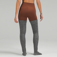露露乐蒙lululemon丨Find Your Balance 女士过膝袜 LW9DU3S 杂色石墨灰 S /M