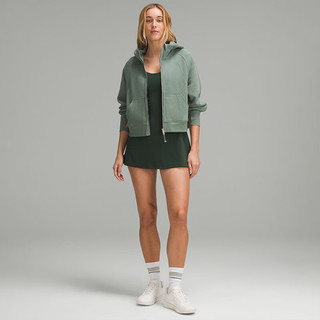 露露乐蒙lululemon丨Scuba 女士超宽松款拉链连帽衫 LW3IG5S 灰桉 XL /XXL