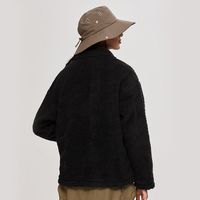 诺诗兰抓绒衣外套女秋冬户外加厚宽松保暖透气翻领NFTCT2622E