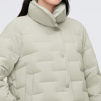 波司登（BOSIDENG）秋冬新款轻薄羽绒服女款鹅绒宽松通勤休闲保暖立领外套B40134114 4462  175/96A