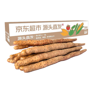 京鲜生河北小白嘴铁棍山药4.5斤装 单根约40cm+  新鲜蔬菜 源头直发 铁棍山药 45cm 4.5斤