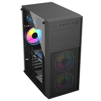 EVESKY 积至 复兴号机箱 游戏办公电脑机箱/支持ATX主板/亚克力全侧透/240冷排/可走背线 复兴号-豪华版+4个冰川炫彩风扇