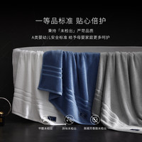 雪仑尔 酒店浴巾  纯棉柔软加大吸水长绒棉男女情侣通用  全棉加厚大浴巾 浅灰色800g1条 700g 140cm*80cm