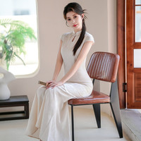 【锦韵】年轻款旗袍日常可穿2024秋冬改良少女连衣裙