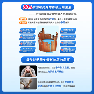 善存 复合维生素b 保健品男士 成人多种营养素矿物质21片