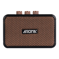 阿诺玛 电吉他迷你小音响蓝牙可充电户外便携乐器智能音箱AG-04 黑色 AG-04电吉他音箱