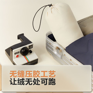 波司登（BOSIDENG）于适同款90鹅绒轻薄羽绒服男短款压胶修身立领秋季外套B40131033 沙石卡7477 XL 185/104A