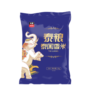 泰粮泰国香米 原粮 长粒香米1.5kg  南方籼米 大米3斤装