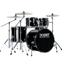 库里斯特（KLST）架子鼓成人初学者儿童练习演奏专业考级爵士鼓打击乐器 专业版五鼓四镲+大礼包