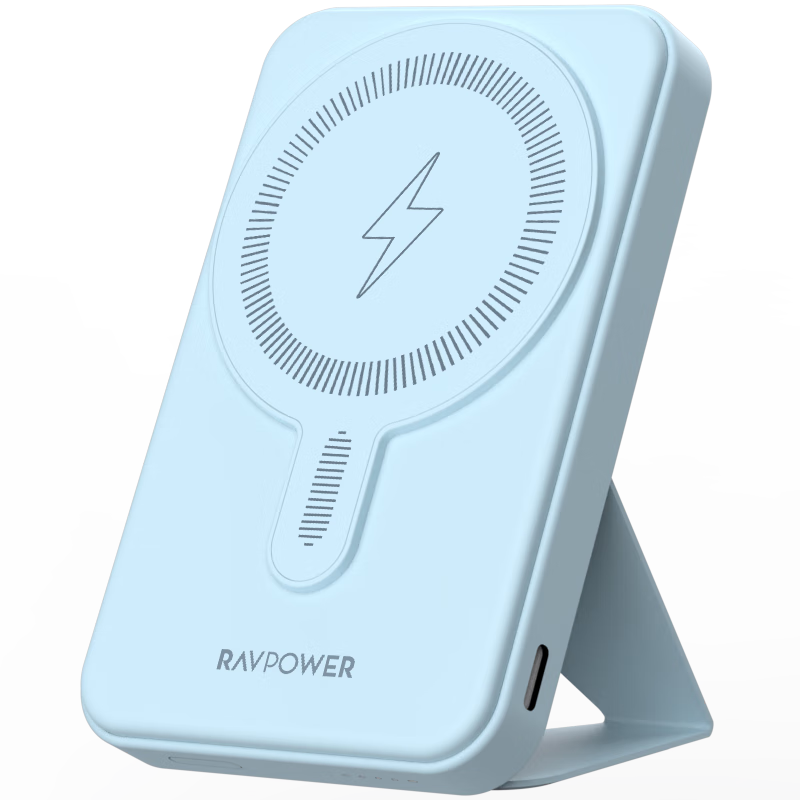  RAVPOWER/睿能宝 无线充电 苹果磁吸充电宝 支架