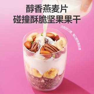 三只松鼠格兰诺拉烘焙燕麦片268g袋装海盐可可味坚果果干冲饮谷物代餐早餐 【罐装补充】海盐可可烘焙麦片
