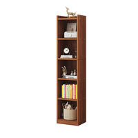 家世华（JIA SHI HUA） 多层客厅书房省空间简易落地窄缝大容量墙角储物架小书架转角柜 暖白色2层