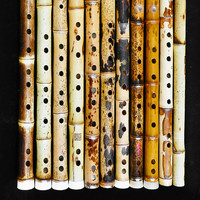 罗一刀笛子斑竹湘妃竹乐器罗启培亲制名家竹笛十大品牌专业演奏竹笛 一修大调门：大A/大G/大降B整支