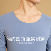 芬腾可安(FENTENGCARE)双面磨毛男士保暖衣秋衣秋裤套装蓄热保暖内衣秋冬睡衣YR 深蓝色 XL