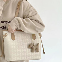 滕阁厢 女士水桶包 大容量单肩包