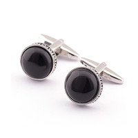 Geremen 袖扣男士轻奢水晶法式衬衫袖口钉男袖钉父亲节情人节礼物XK21 复古色