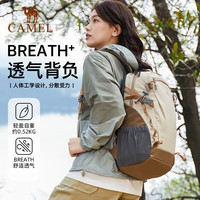 骆驼(CAMEL)双肩包大容量背包男旅行包轻量书包女大学生初中户外徒步登山包 【-18L】透气背负,5110A 大容量,轻量透气