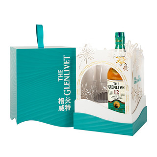 格兰威特（ThE GLENLIVET）12年陈酿 苏格兰单一麦芽威士忌 洋酒700ml 礼盒装 礼盒 【新春礼盒】12年礼盒700ml 1瓶